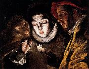 El Greco Allegory with a Boy Lighting a Candle in the Company of an Ape and a Fool oil painting picture wholesale